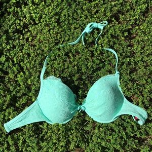 Victoria’s Secret Sea foam lace Bikini top